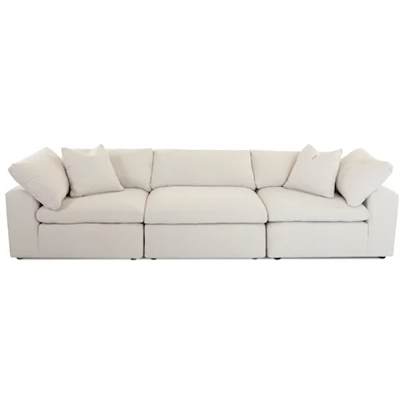 Contemporary 3 Pc Modular Sofa